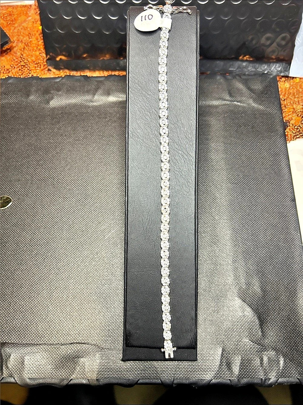 Silver. 925 Cz Tennis Bracelet NWT